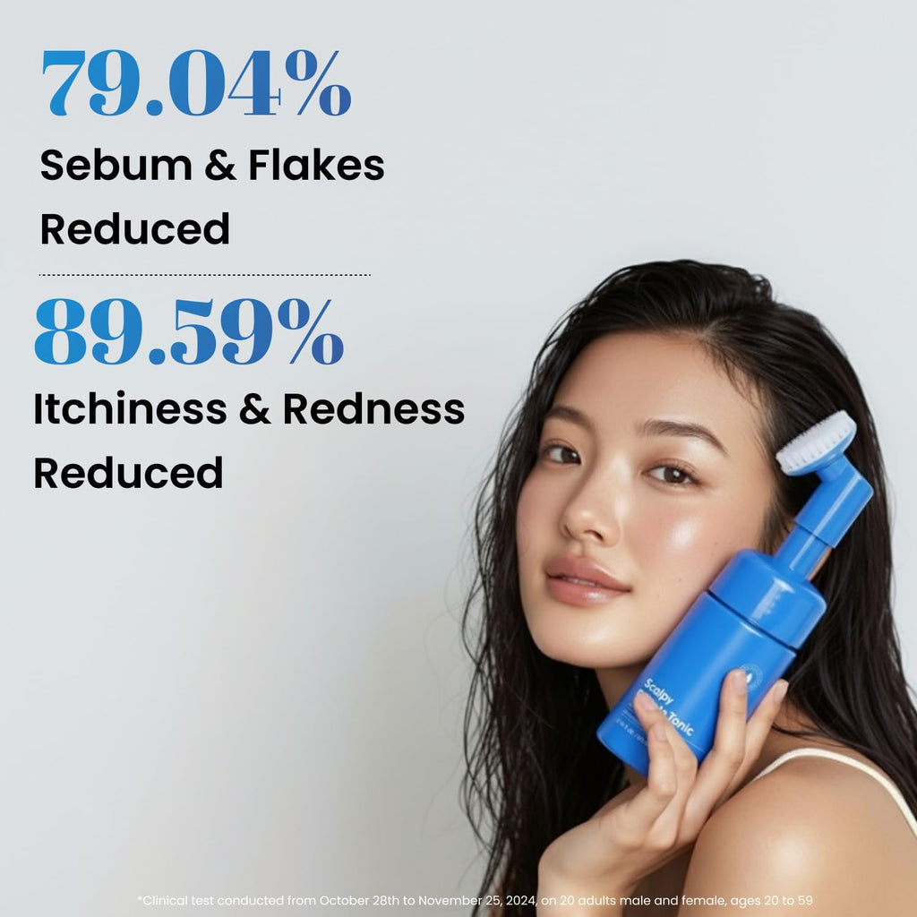 Seapuri Bubble Tonic | Leave-In Scalp Detox Foam for Oily, Itchy Roots