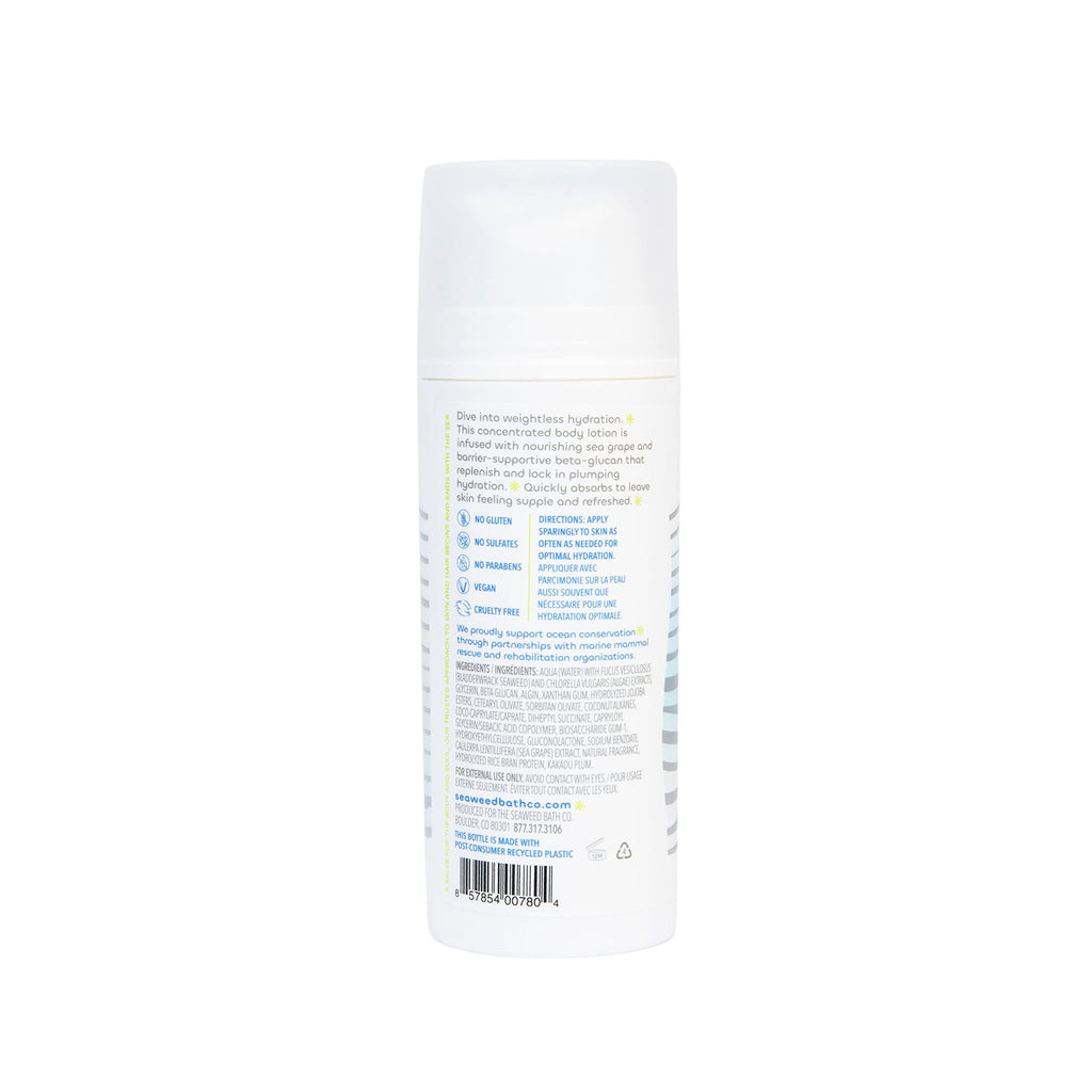 Seaweed Bath Co. Melt-In Water Lotion – Sea Salt Bergamot, 4 oz