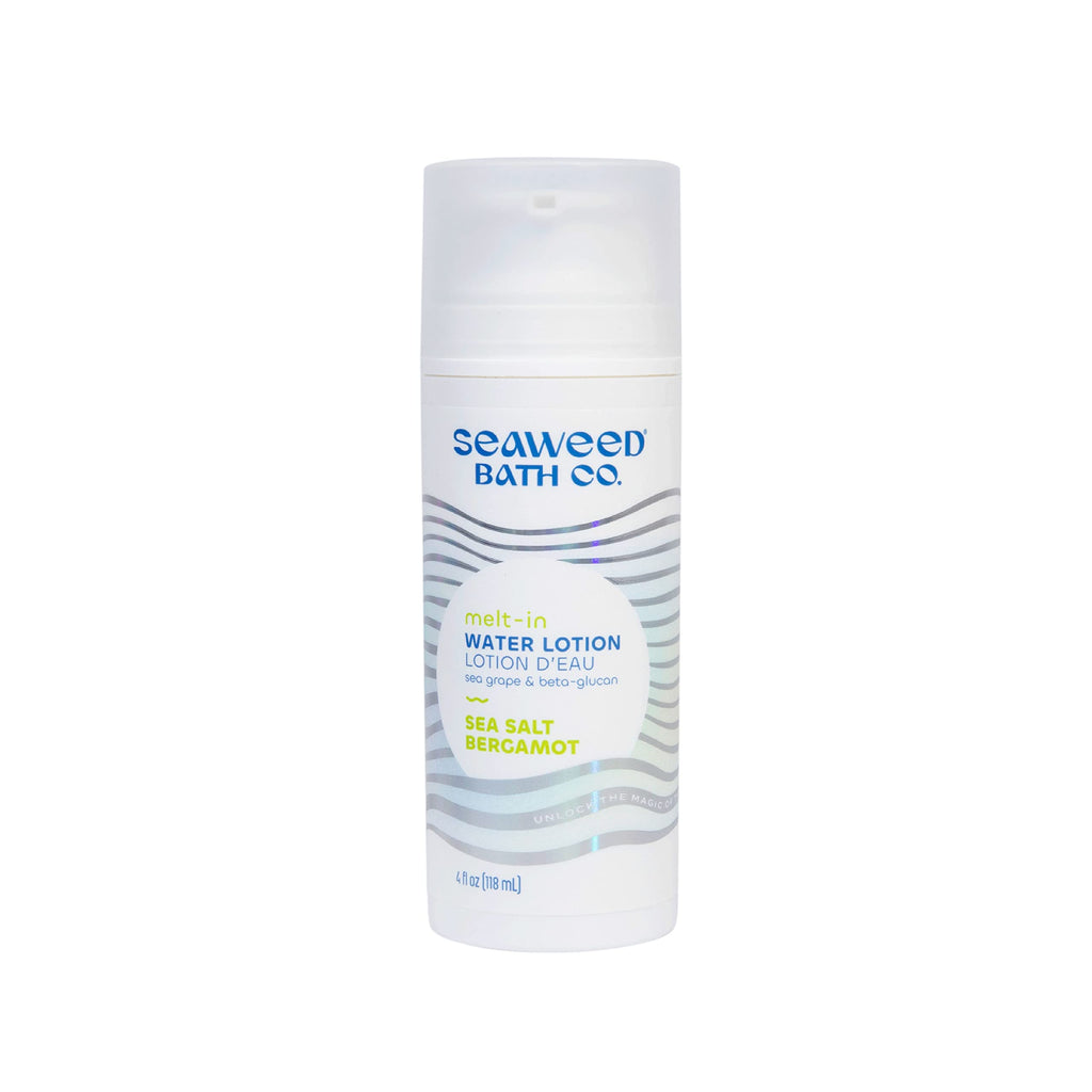 Seaweed Bath Co. Melt-In Water Lotion – Sea Salt Bergamot, 4 oz