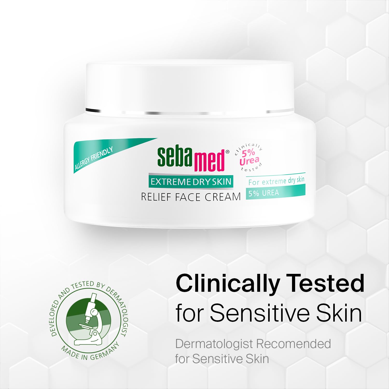 Sebamed Extreme Dry Skin Relief Face Cream 5% Urea – Deep Hydration for Dry Skin (50 ml)
