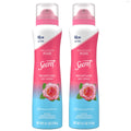 Secret Dry Spray Antiperspirant Deodorant for Women – 48hr Sweat & Odor Protection, Wild Rose & Argan Oil, 4.1 oz (Pack of 2)