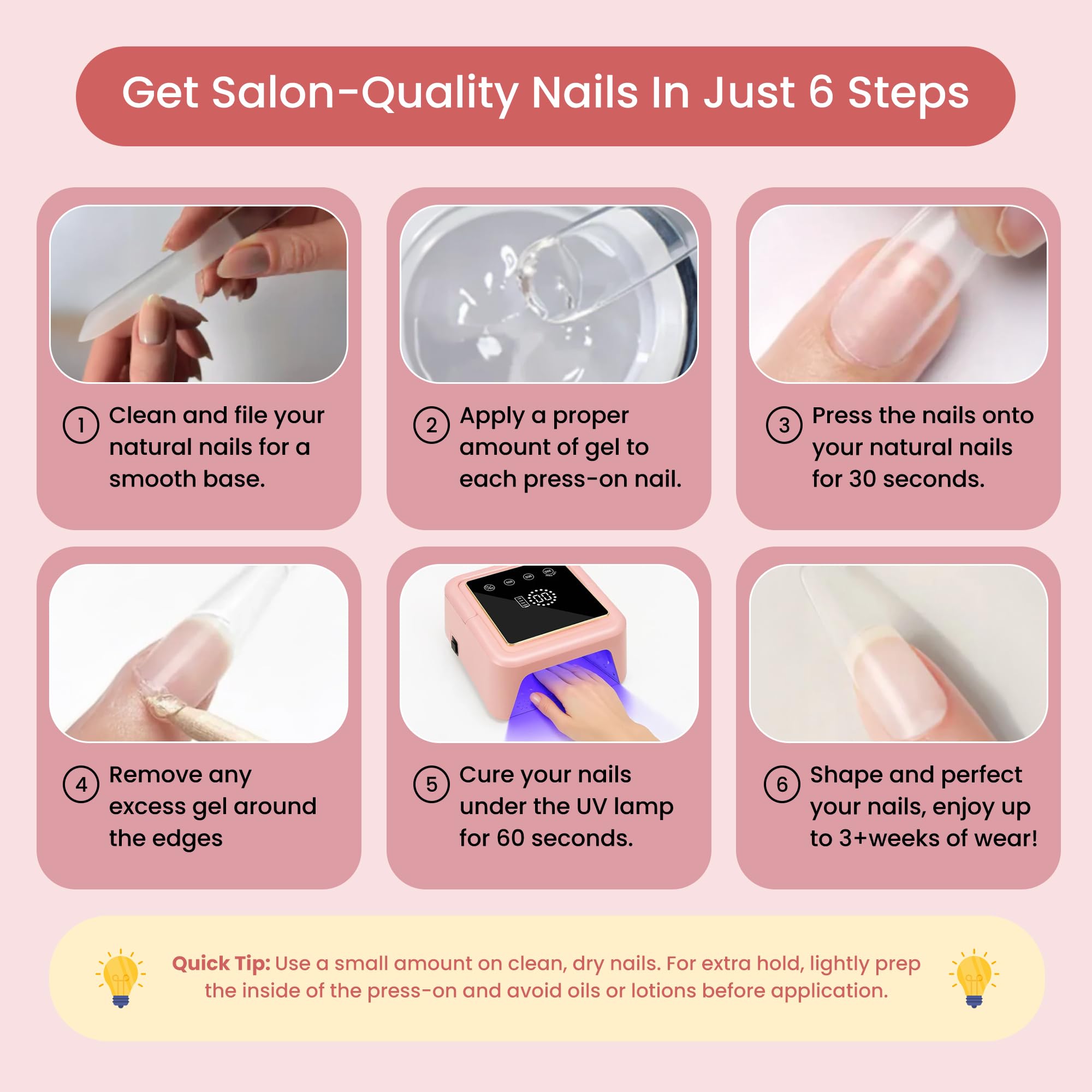 GLUI by Secret Nails – Extra-Strong Press-On Nail Glue Gel (15ml) | Long-Lasting Bond