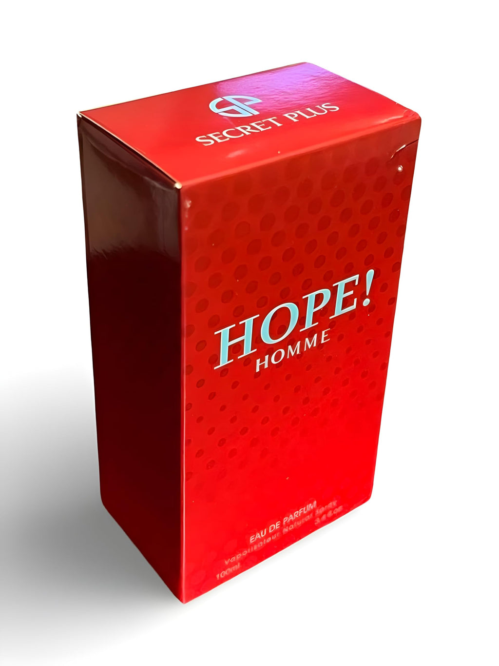 Secret Plus HOPE! HOMME Eau de Parfum for Men – 3.4 Fl Oz