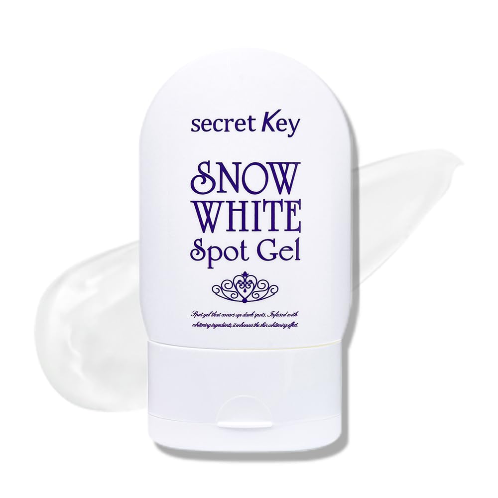 Secret Key Brightening Tone Up Spot Gel – Niacinamide, Natural Ingredients, Non-Sticky, 2.29 oz (65 g)