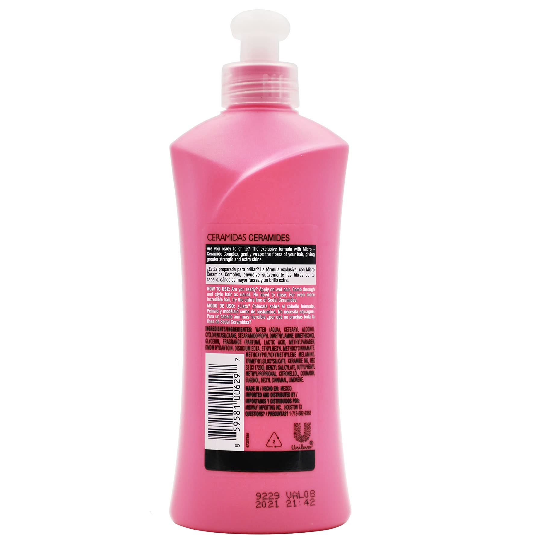 Sedal Co-Creations Ceramides Leave-In Conditioner, 2-Pack – Shine & Hydration