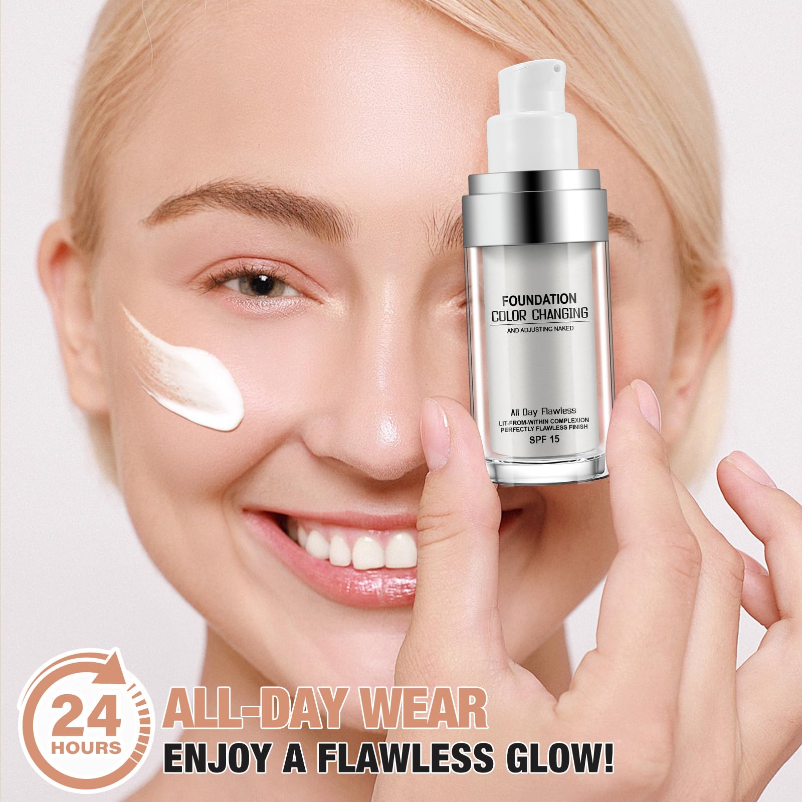 Sefudun Concealer Cover Cream – Colour-Changing Foundation with SPF 50