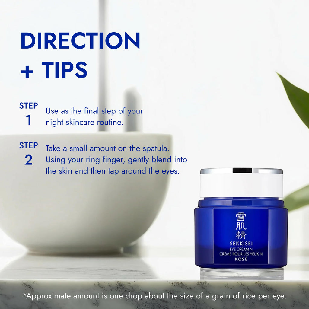 SEKKISEI Eye Cream - Ceramide & Collagen Boosting Moisturizer, 0.07 oz