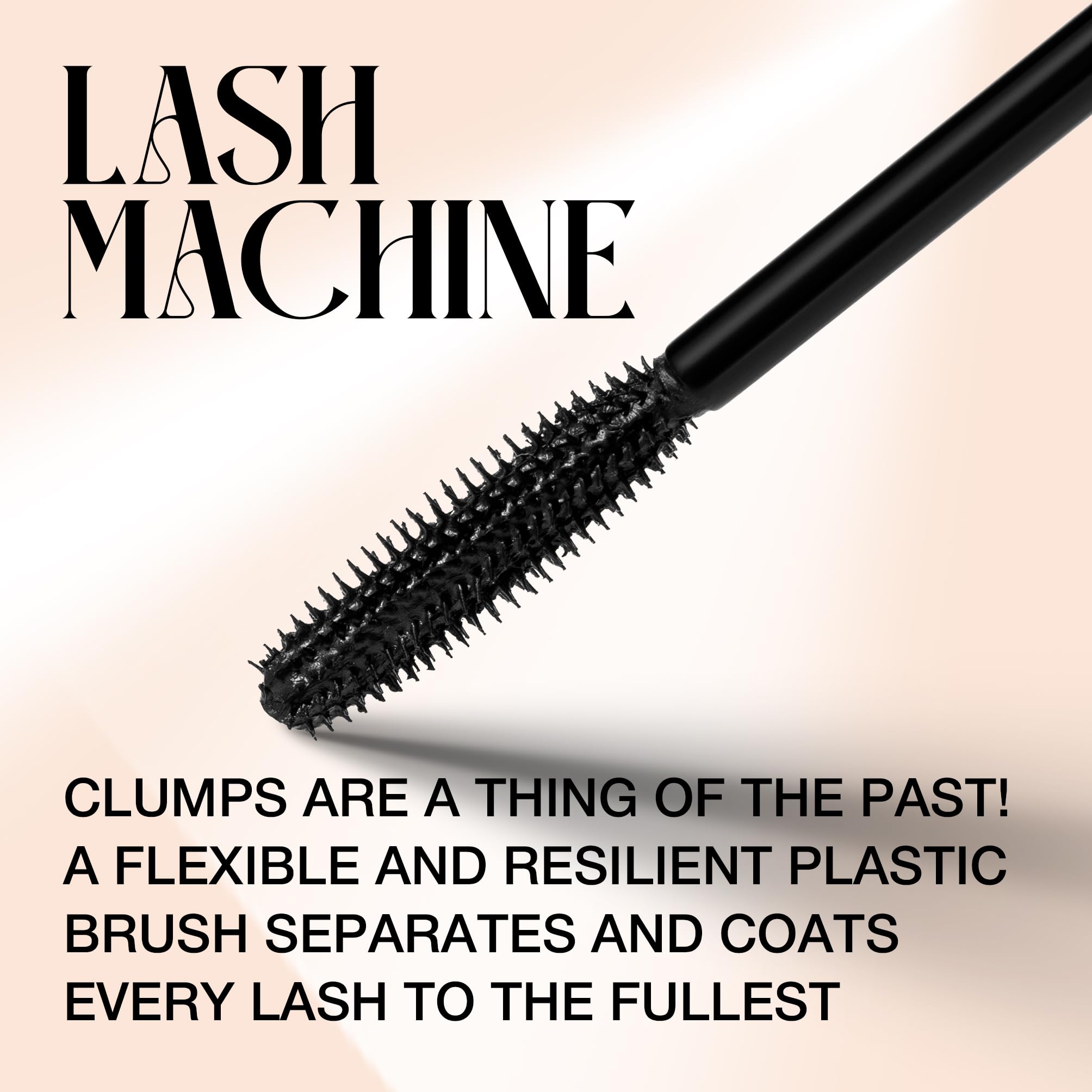 SELESTIA BEAUTY Lengthening Mascara Lash Machine – Lift & Length, Clump-Free, Made in Italy