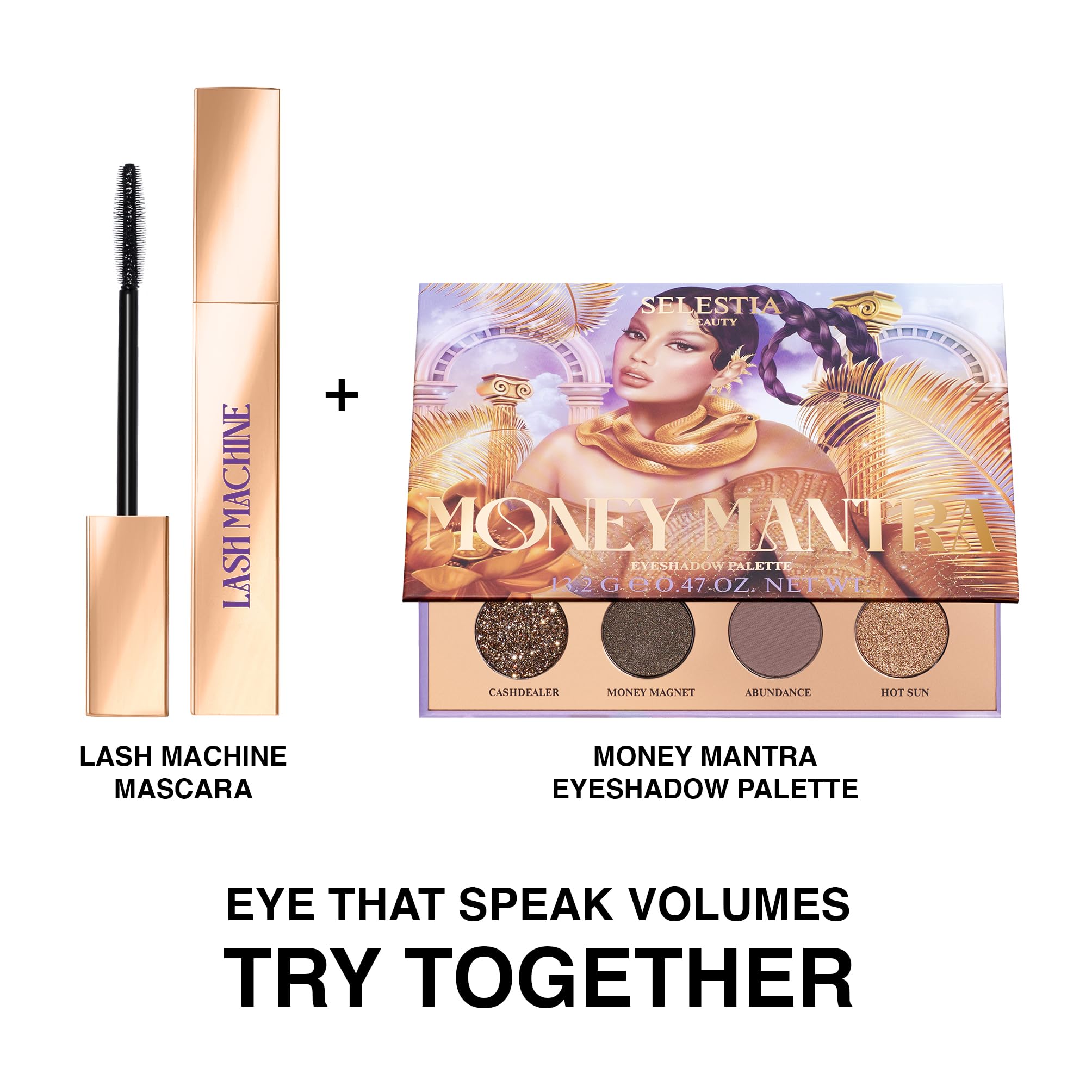 SELESTIA BEAUTY Lengthening Mascara Lash Machine – Lift & Length, Clump-Free, Made in Italy