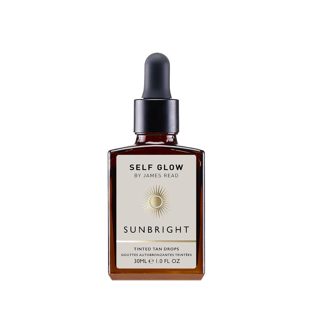 Self Glow by James Read Sunbright Mix-In Tinted Drops – Customizable Glow for Moisturizer, Serum, or Makeup | 30mL