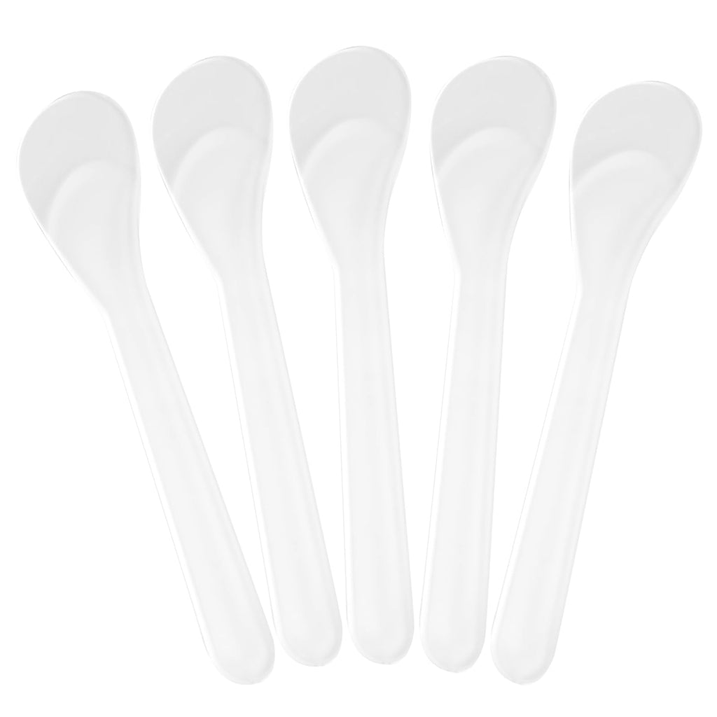 Senkary 200 Pack Large Plastic Spatulas – 5 Inch Disposable Makeup Spatulas for Skincare & DIY Masks