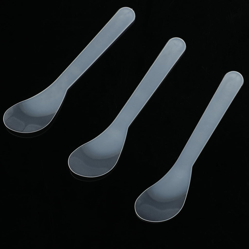 Senkary 200 Pack Large Plastic Spatulas – 5 Inch Disposable Makeup Spatulas for Skincare & DIY Masks