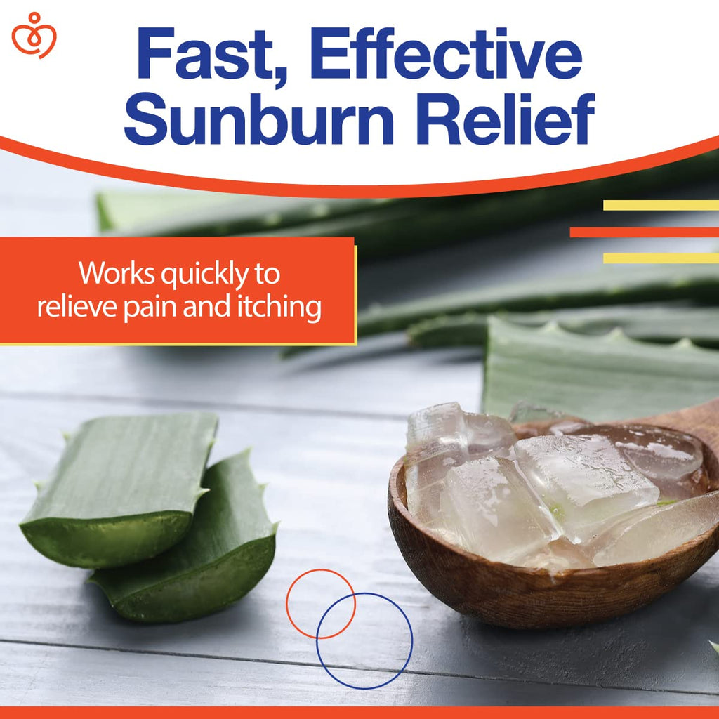 Sensiv Aloe Gel with Lidocaine 4% — Maximum Strength Sunburn Relief & Cooling