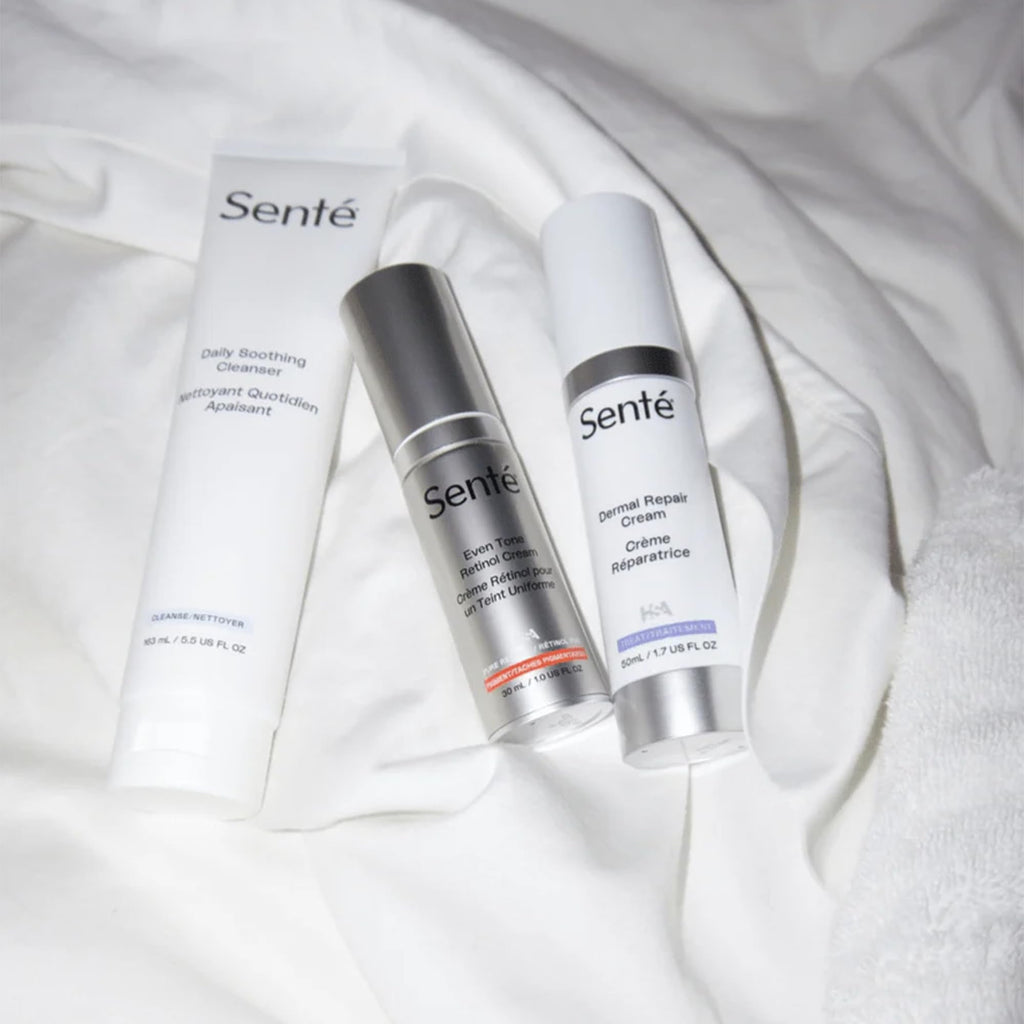 Sente Daily Soothing Facial Cleanser for Dry & Sensitive Skin | Vitamin E | 5.5 Fl Oz