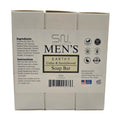 Seoul Naturals Men's Earthy Cedar & Sandalwood Soap Bar – 4oz x 3 Pack | K-Beauty