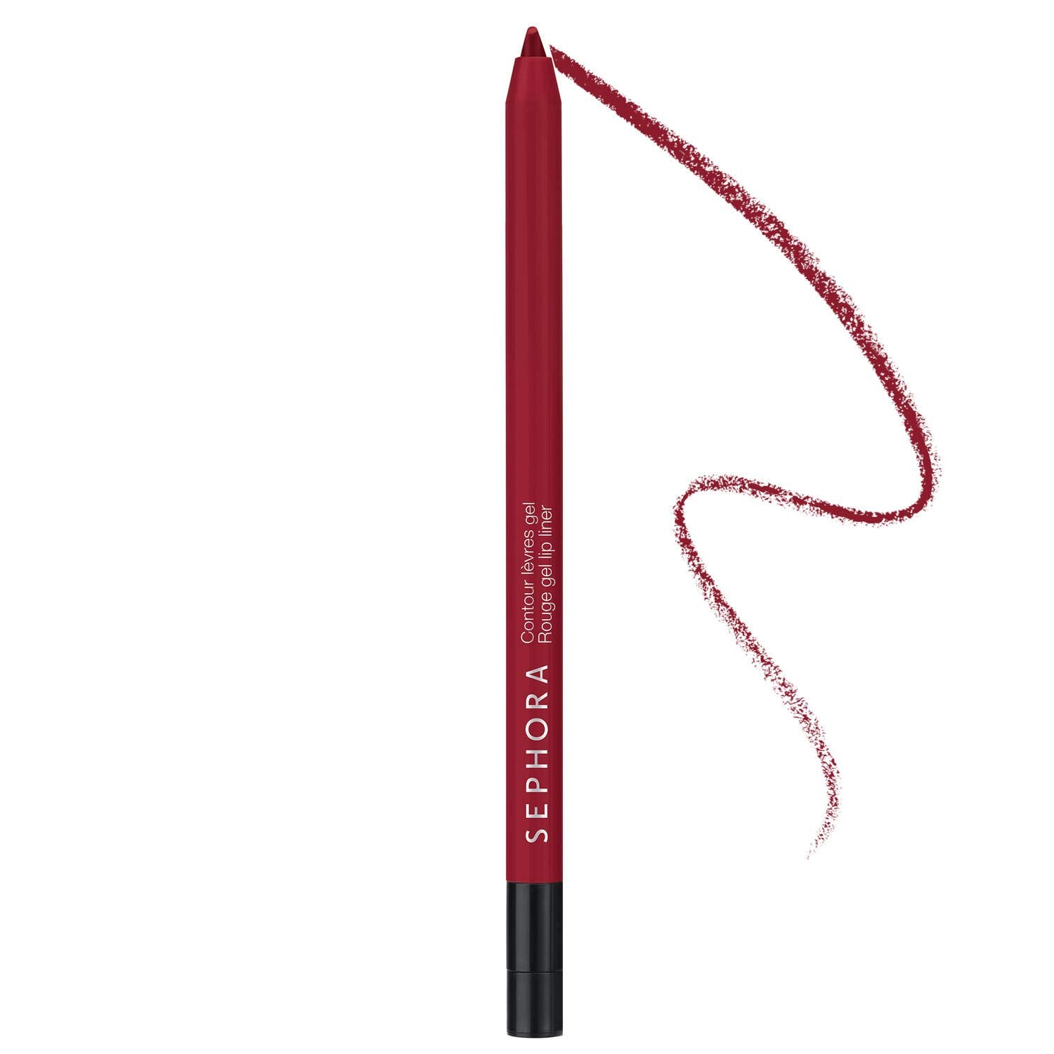 SEPHORA COLLECTION Retractable Rouge Gel Lip Liner 12 The Red — Matte Red Lip Liner
