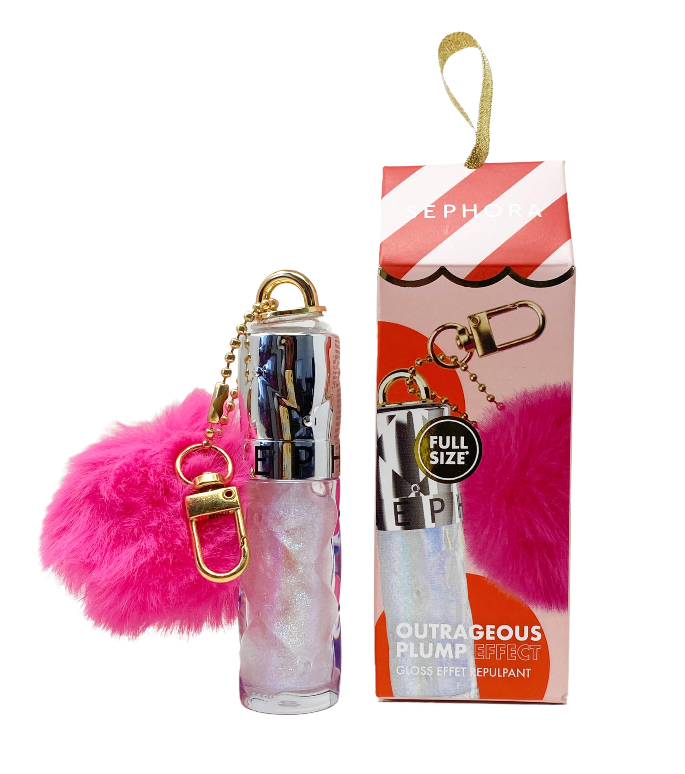 SEPHORA Collection Outrageous Ornament Lip Plump Gloss – Cosmic Kiss, 0.2 Fl Oz