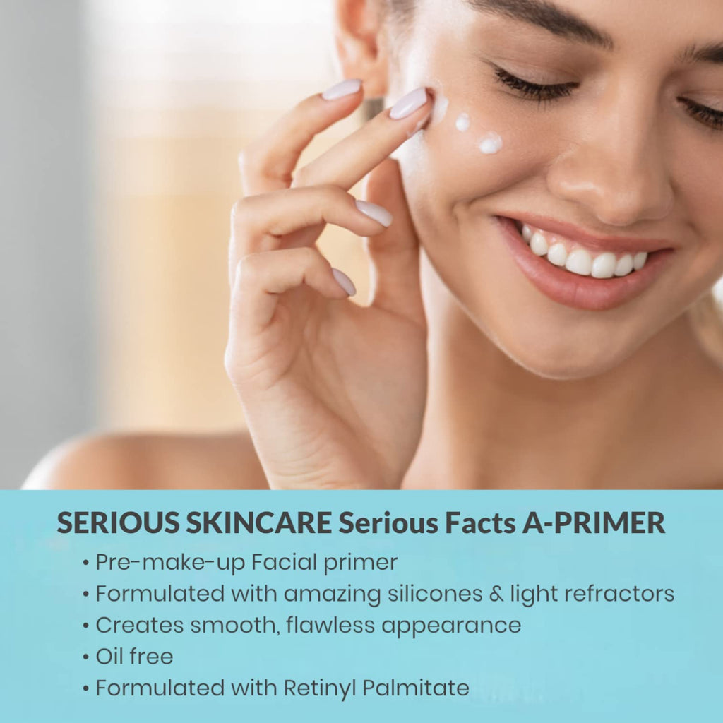 Serious Skincare INSTA-TOX Serum + A Defiance Primer Duo – Wrinkle, Line & Pore Filler