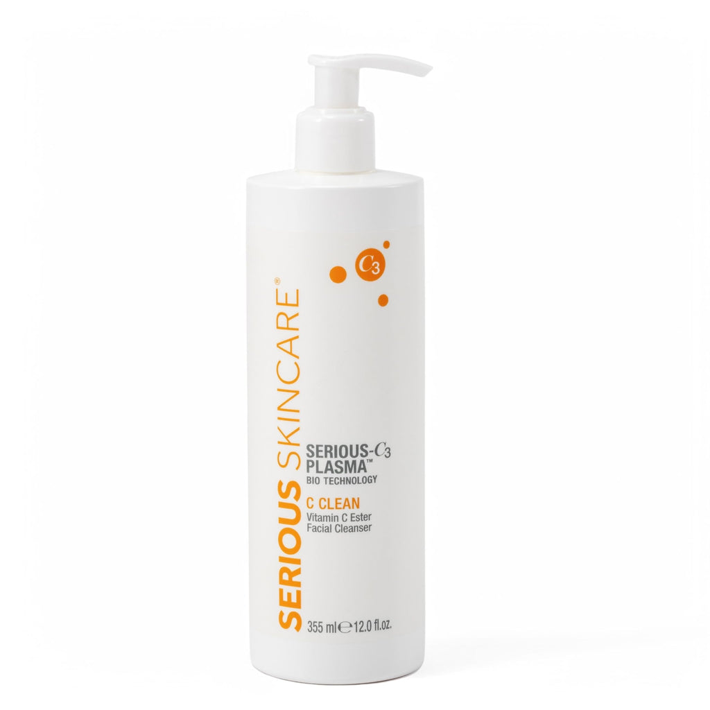 Serious Skincare Hydrating C Cleanser | Gentle Vitamin C Ester + Collagen (12 oz)