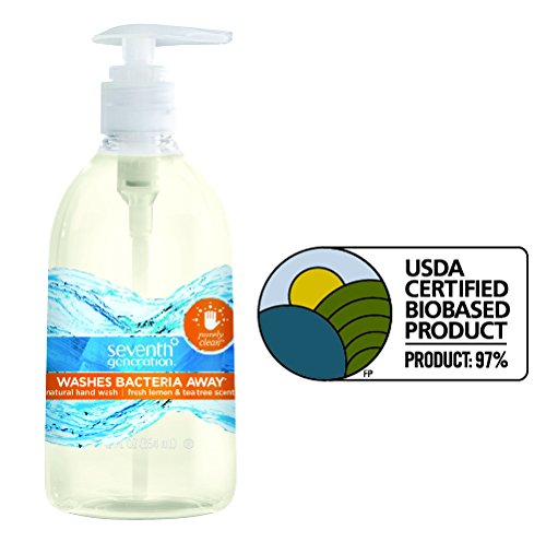 Seventh Generation Hand Wash - Purely Clean, Lemon & Tea Tree, 12 oz