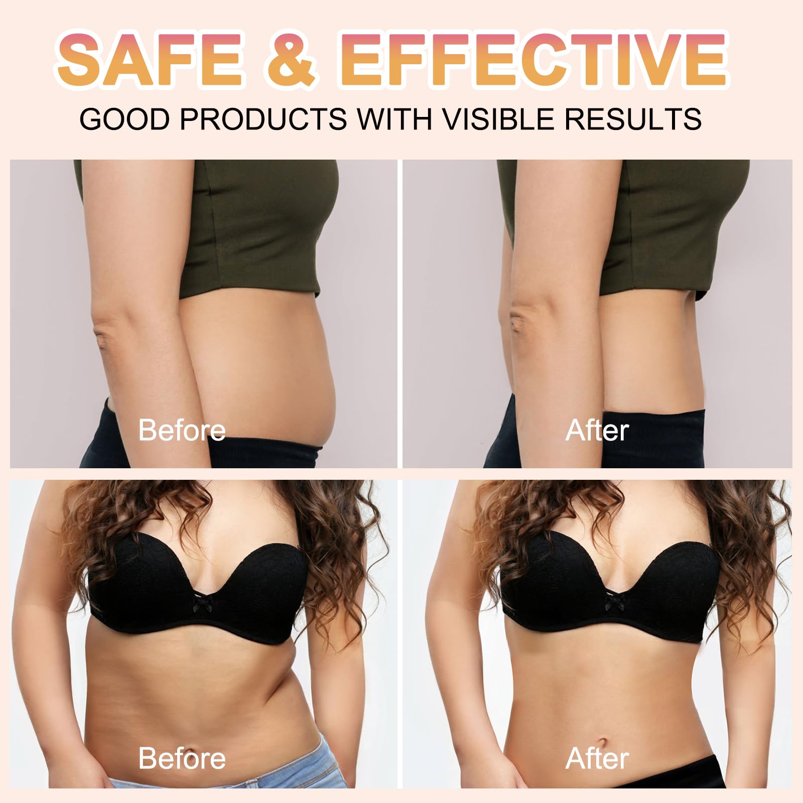SEWOG B Flat Belly Cream – Body Firming & Moisturizing for Stomach, Thighs & Butt