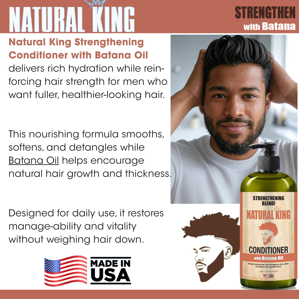 SFC Natural King Strengthening Conditioner with Batana Oil – 33.8 oz