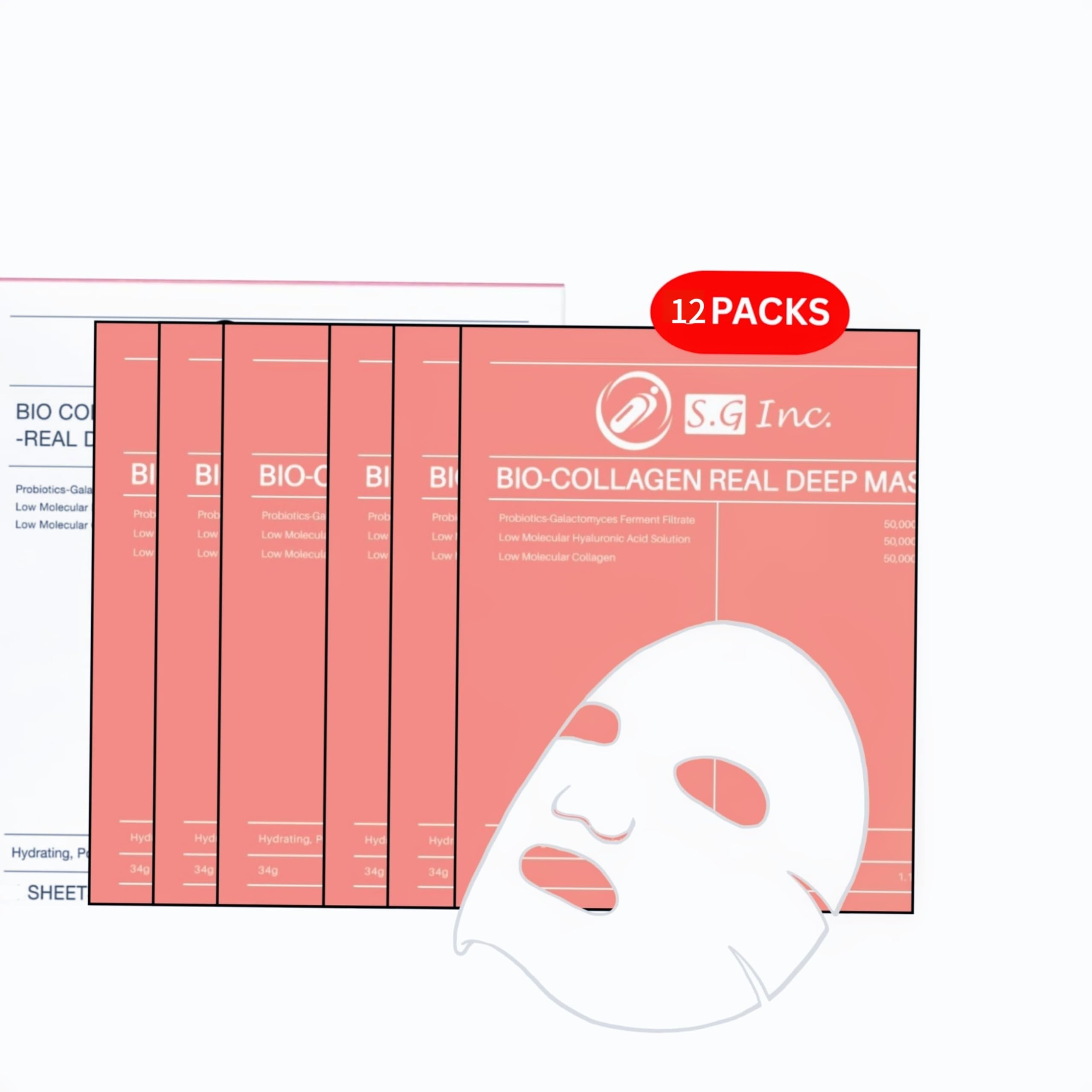 SG Bio-Collagen Real Deep Mask – Overnight Hydration, Firming & Pore Refinement | S.G Inc