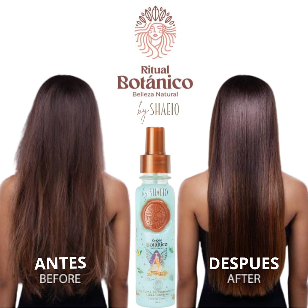 SHAEIO Ritual Botanico Pheromone Hair Perfume & Heat Protection Spray, Detangler, Jasmine & Vanilla, 120ml