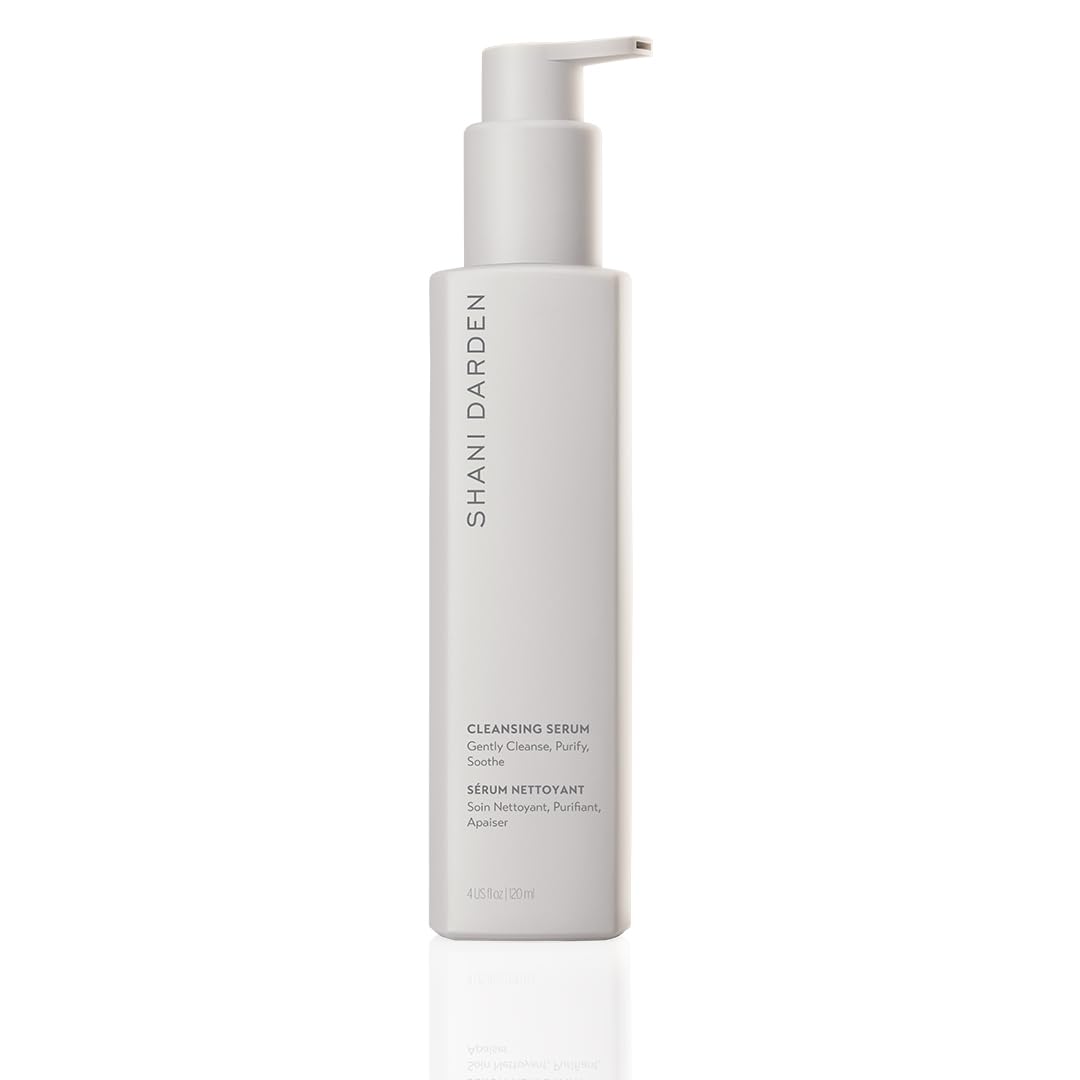 SHANI DARDEN Cleansing Serum Face Wash | Hydrating Gel Cleanser with Hyaluronic Acid & Oat Bran, 4 oz