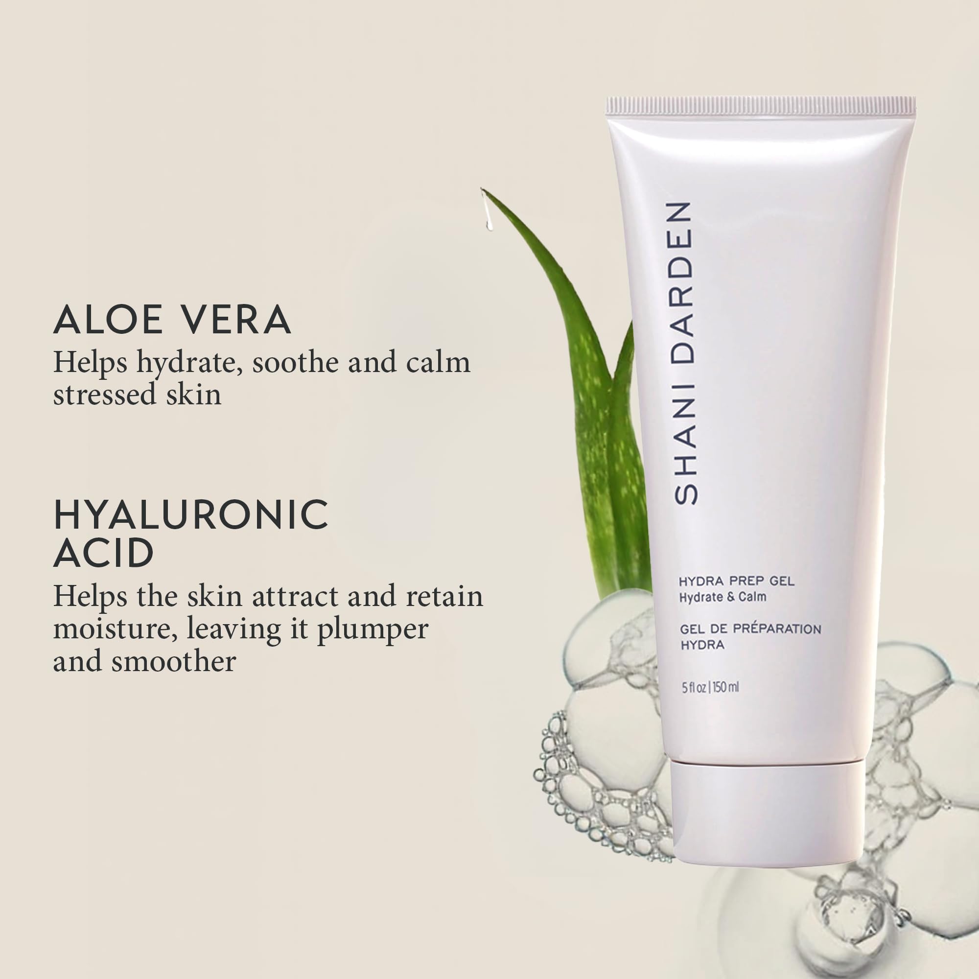 SHANI DARDEN Hydra Prep Gel – Silky Hydrating Gel Primer for Face Sculpting Tools with Aloe Vera & Hyaluronic Acid