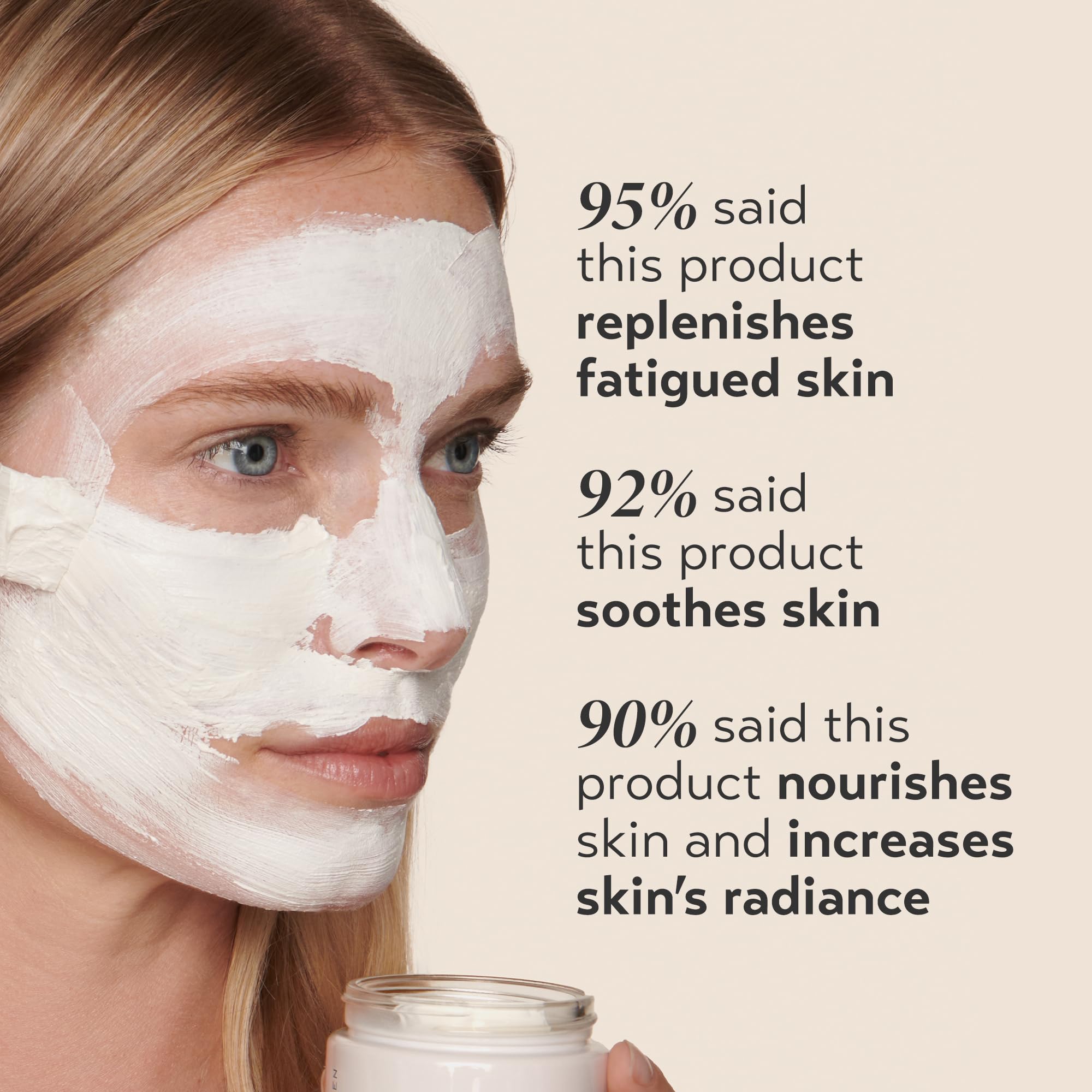 SHANI DARDEN Signature Nourishing Facial Mask – Calming Bentonite Clay Mask with Colloidal Oatmeal & Squalane, 2.1 fl oz