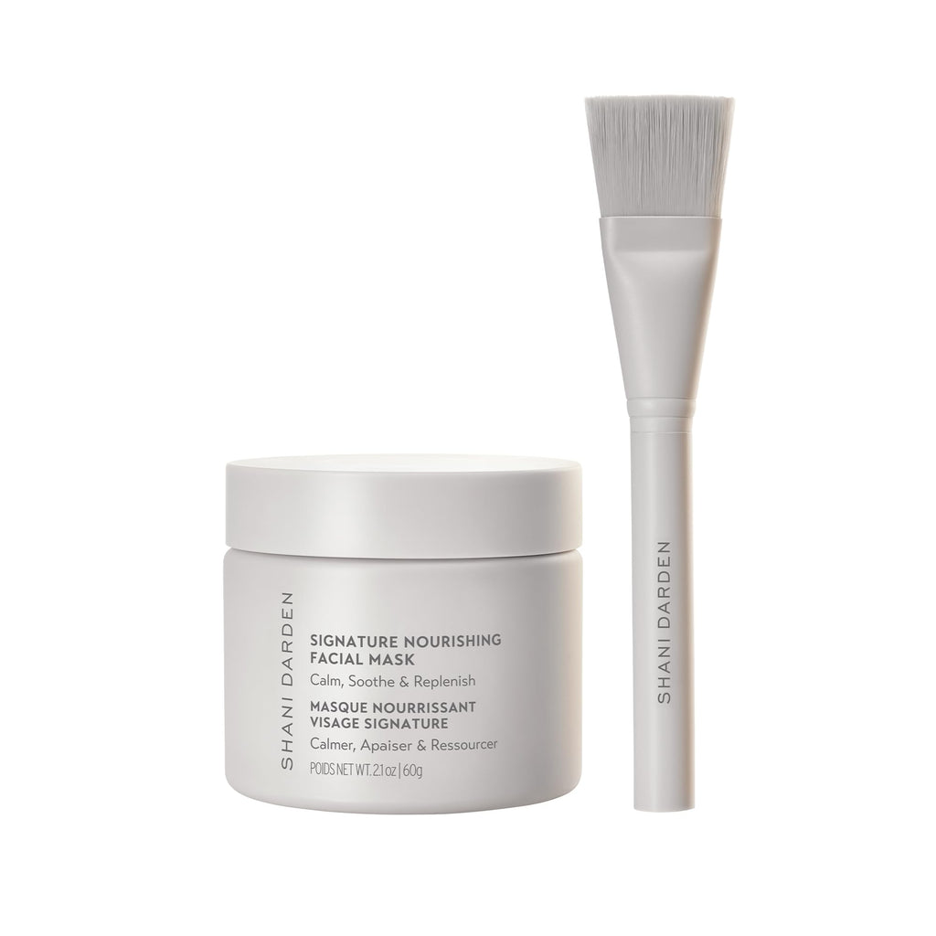 SHANI DARDEN Signature Nourishing Facial Mask – Calming Bentonite Clay Mask with Colloidal Oatmeal & Squalane, 2.1 fl oz