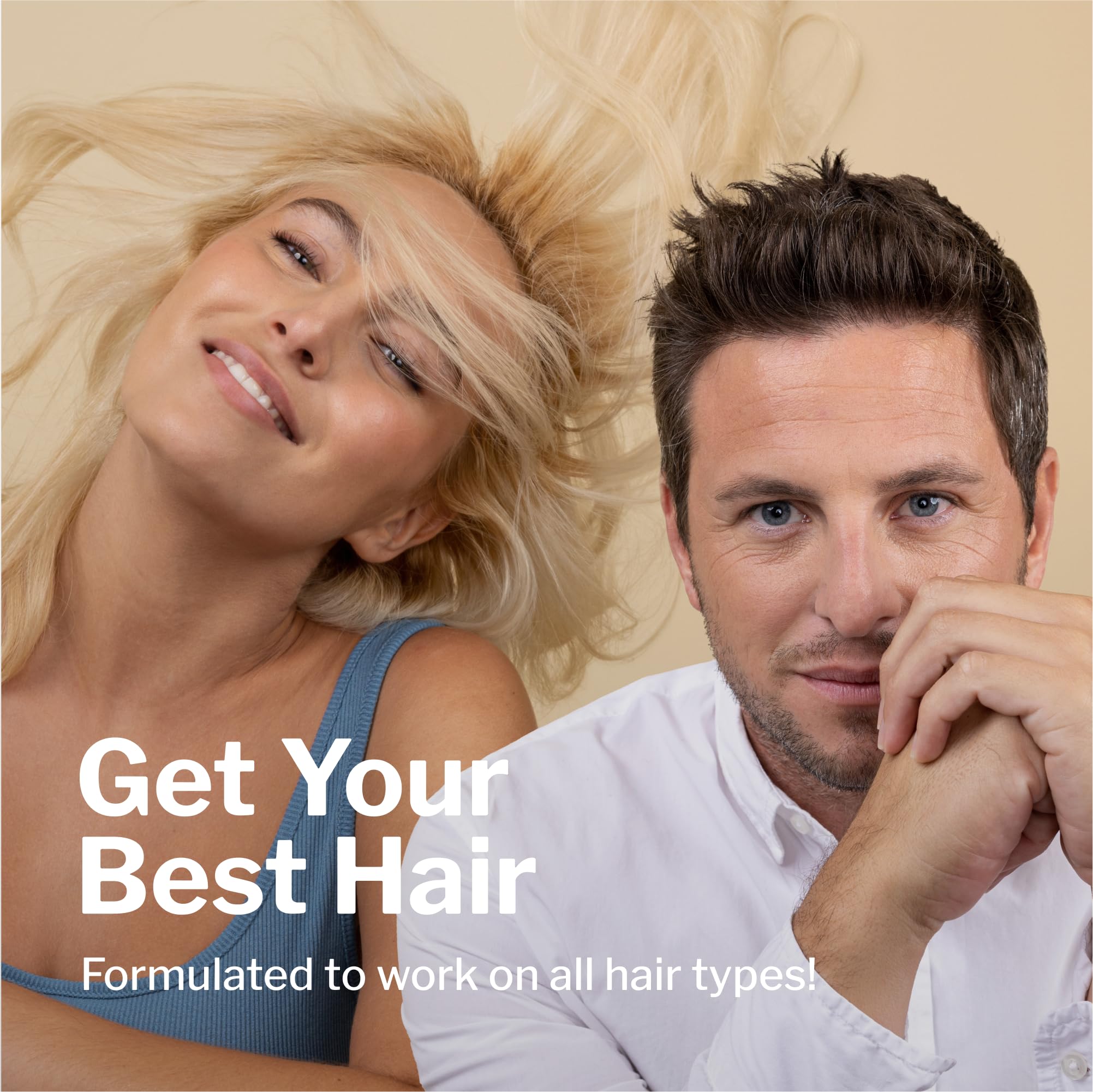 Shapiro MD Hair Growth Experts Leave-In Foam | Dermatologist-Developed DHT-Fighting Vegan Formula (2 Month Supply)