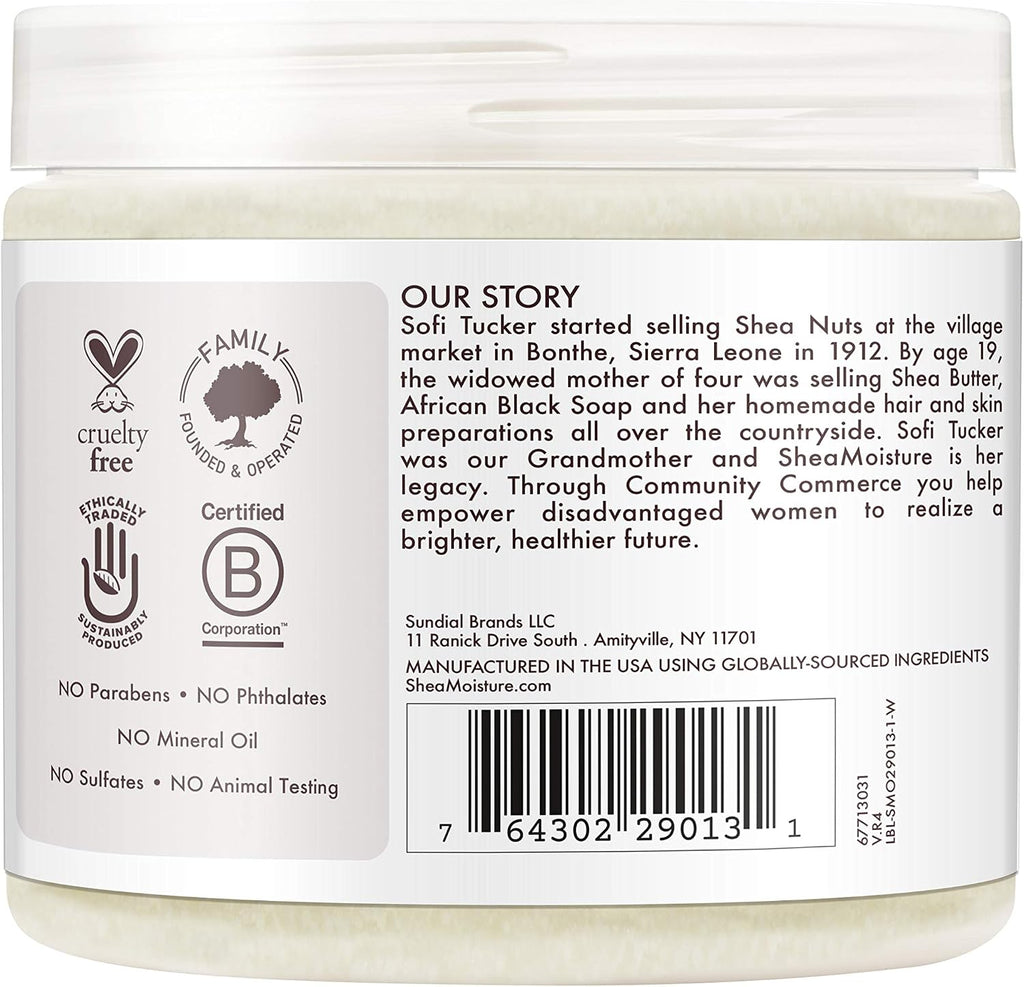 Shea Moisture 100% Extra Virgin Coconut Oil Head-to-Toe Nourishing Hydration for Hair and Skin 445 ml/15.1 oz