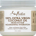 Shea Moisture 100% Extra Virgin Coconut Oil Head-to-Toe Nourishing Hydration for Hair and Skin 445 ml/15.1 oz