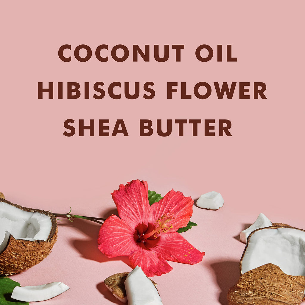 SheaMoisture Coconut Hibiscus Curl Shampoo, Conditioner & Hold & Shine Mist – Lightweight, Silicone-Free