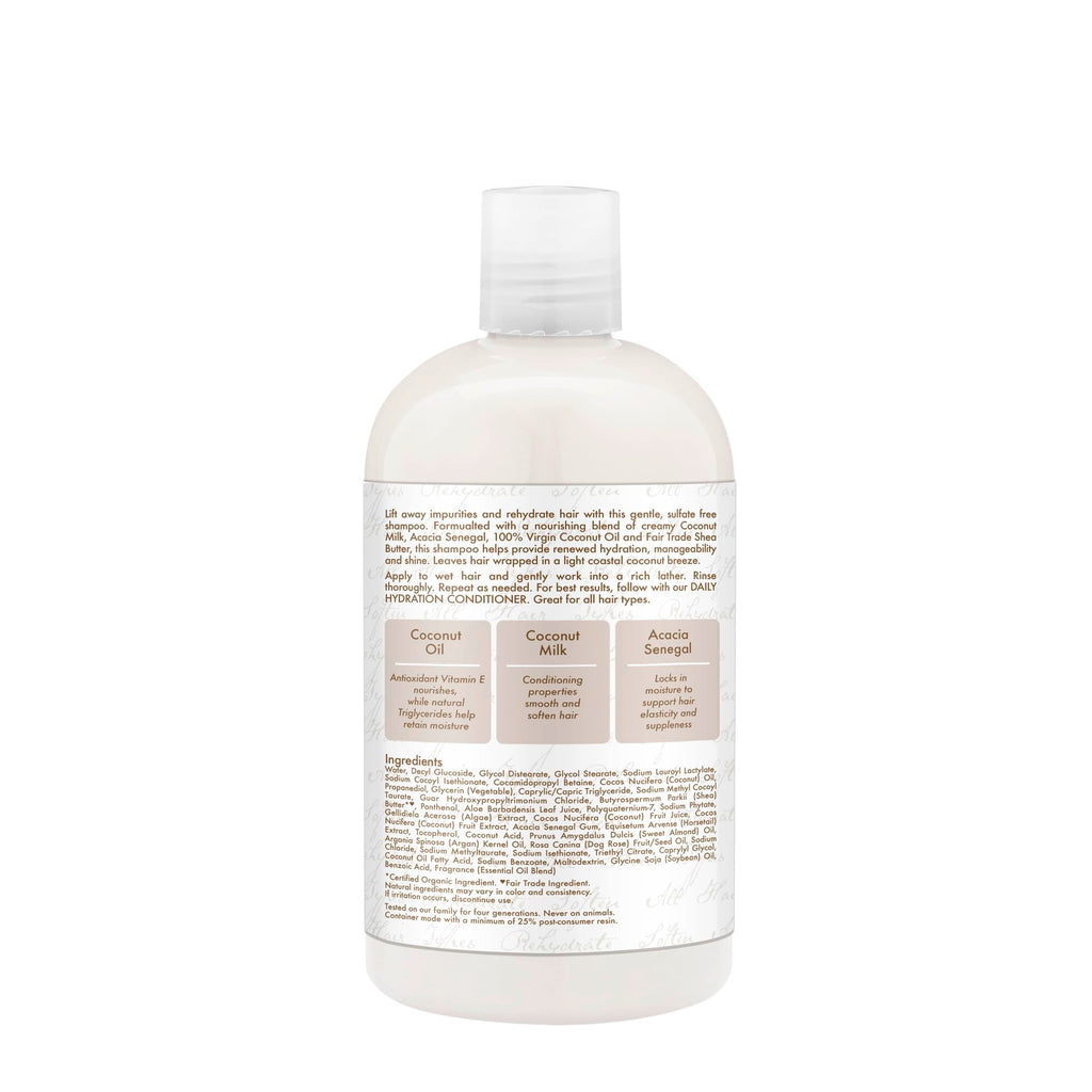 SheaMoisture Daily Hydration Shampoo with Virgin Coconut Oil | 384 ml