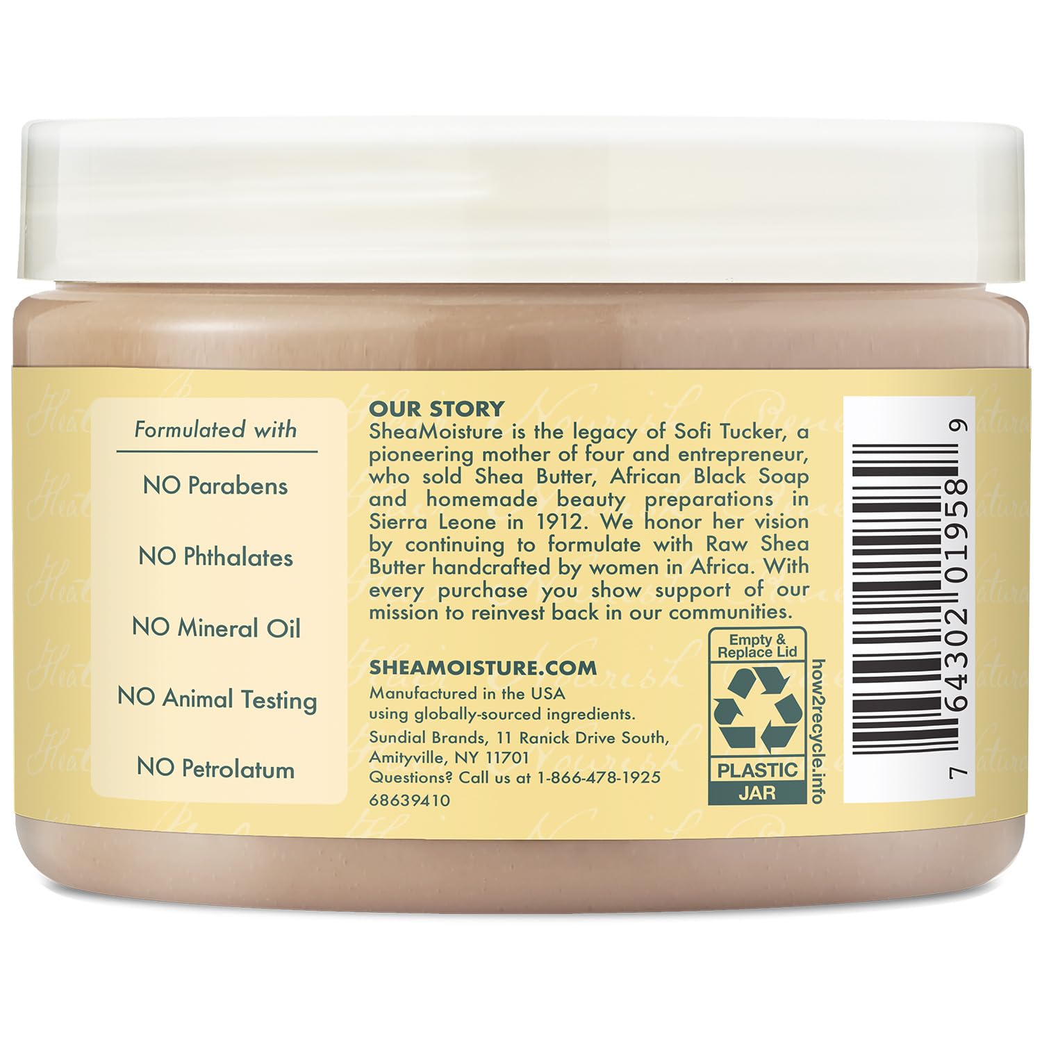 SheaMoisture Jamaican Black Castor Oil Treatment Masque — Deep Conditioner for Dry, Damaged Hair (10 oz)