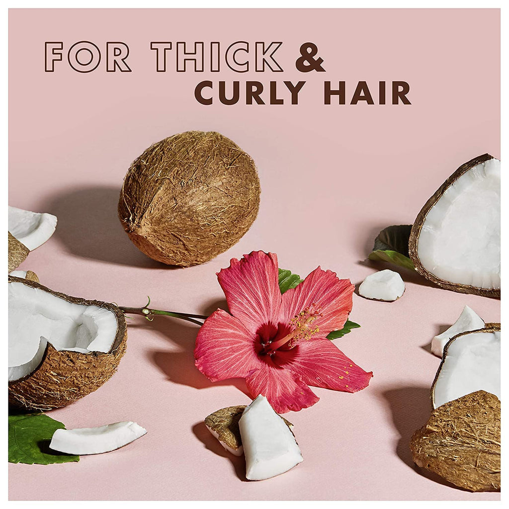 SheaMoisture Hair Styling Gel with Coconut & Hibiscus for Thick Curly Hair (15 oz) + Flaxseed Edge Control (3.5 oz) – Paraben-Free