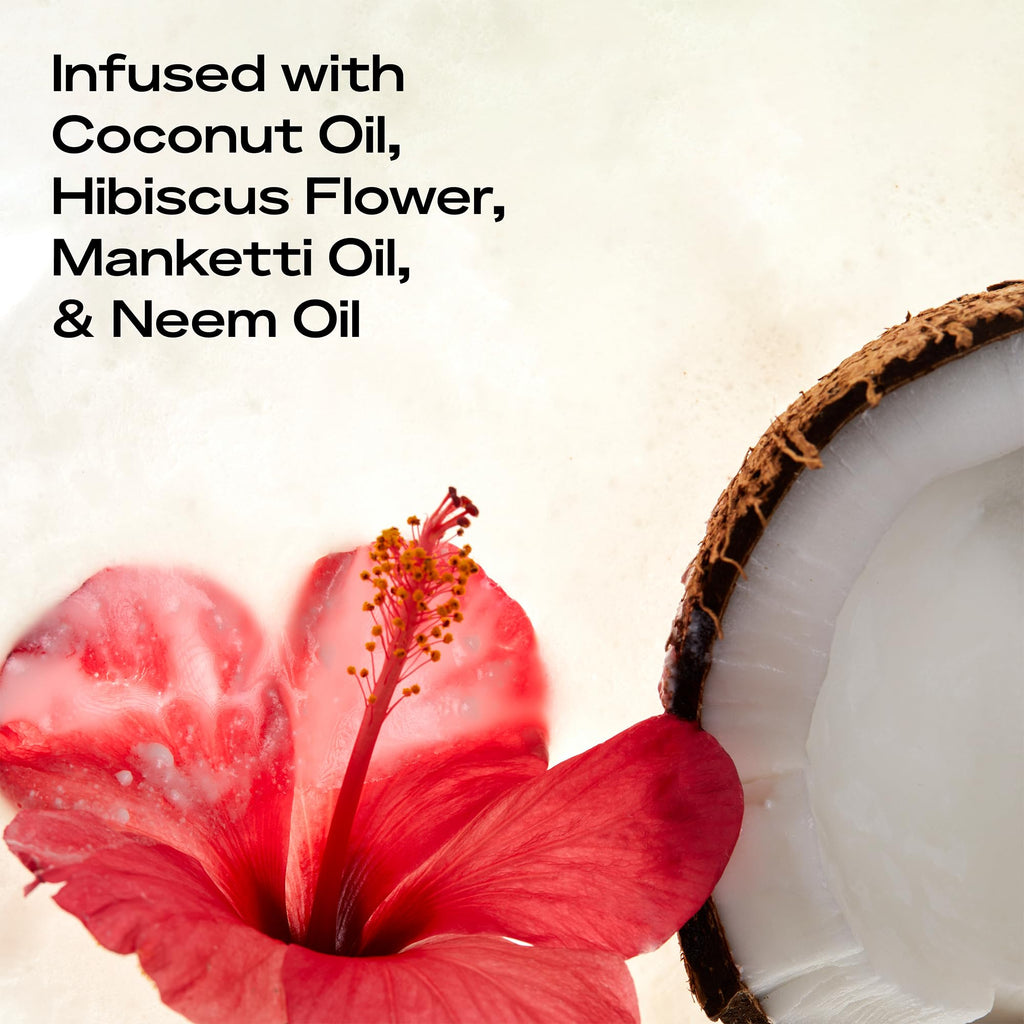 SheaMoisture Coconut & Hibiscus Curl & Shine Set – Shampoo, Conditioner & Smooth & Shine Oil