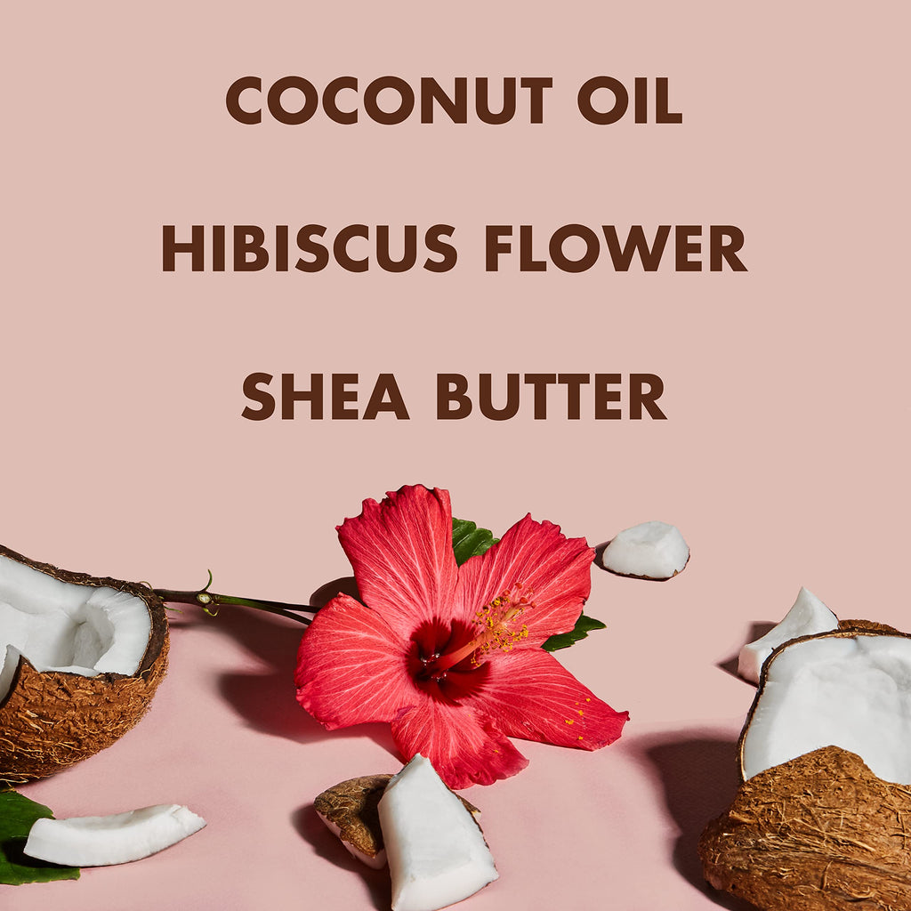 SheaMoisture Coconut & Hibiscus Curl Enhancing Smoothie with Shea Butter - Sulfate Free, Paraben Free, Anti-Frizz Moisture & Shine (2 Pack - 16 Fl Oz Each)