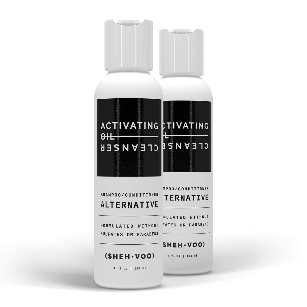 SHEHVOO AOC Duo Kit – Activating Oil Cleanser + 2-in-1 Hair Wash (Sulfate & Paraben Free)