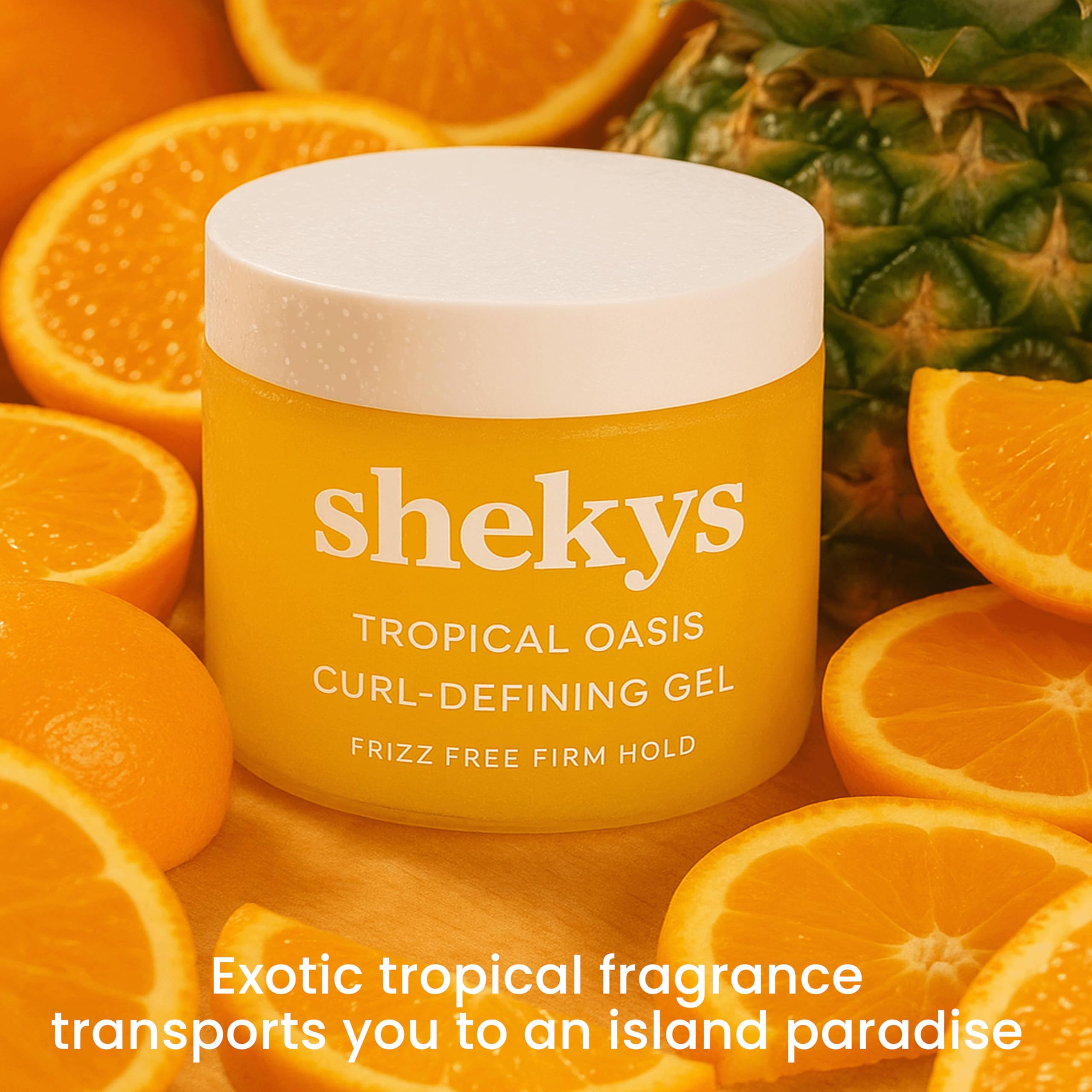 Shekys Anti-Humidity Frizz-Free Strong Hold Gel | Strong Hold, No Crunch | All Curl Types - Curly & Coily (1pc) | Fsmtpdam