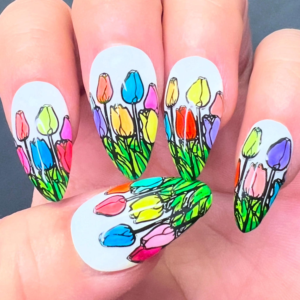 SheModern Sticky Black Stamping Polishes – Air-Dry Collection for Easy Pigment & Glitter Transfers