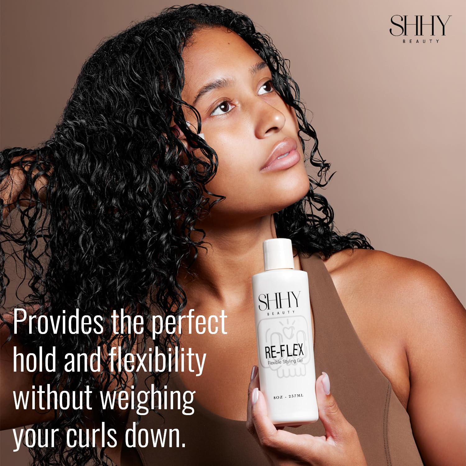 SHHY BEAUTY RE-FLEX Curl Styling Gel | Lightweight Vegan Hold & Frizz Control