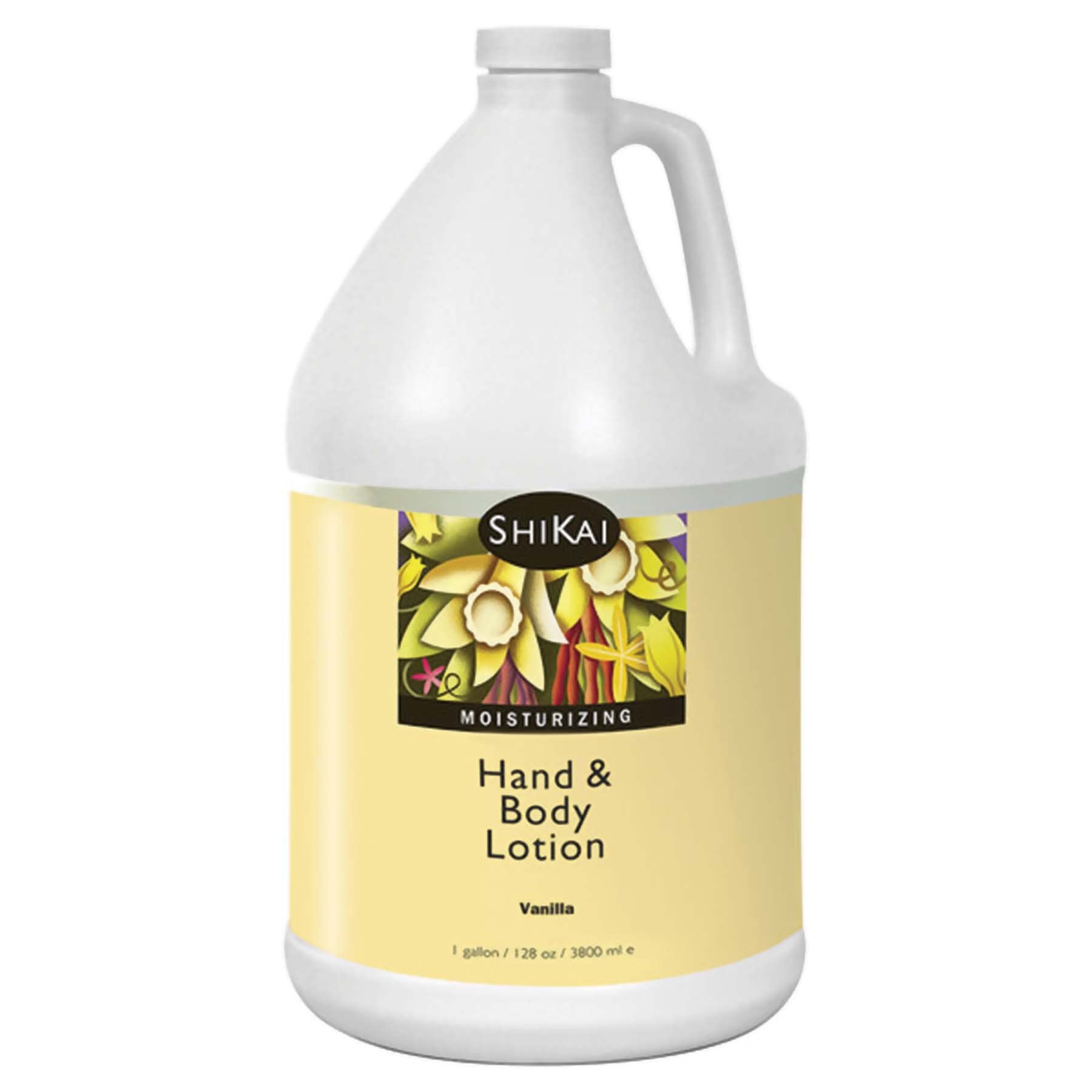 ShiKai Hand & Body Lotion Vanilla 1 Gallon | Deep Hydration with Aloe Vera & Vitamin E
