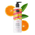 ShiKai Very Clean Body Wash – Hydrating Gel Cleanser for Dry Skin (Fresh Citrus, 12 oz)