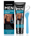 ShineMore Intimate Hair Removal Cream for Men | Pain-Free Depilatory Cream for Arms, Legs, Chest & Pubic Area - 4.2 oz
