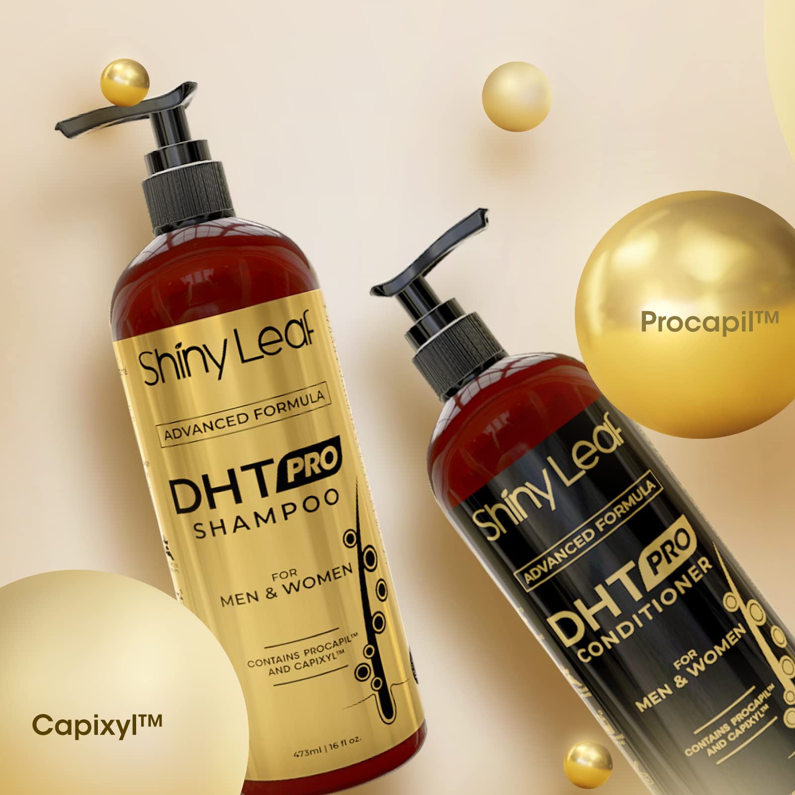 Shiny Leaf DHT Pro Shampoo – Advanced Formula with Procapil & Capixyl (USA Made)