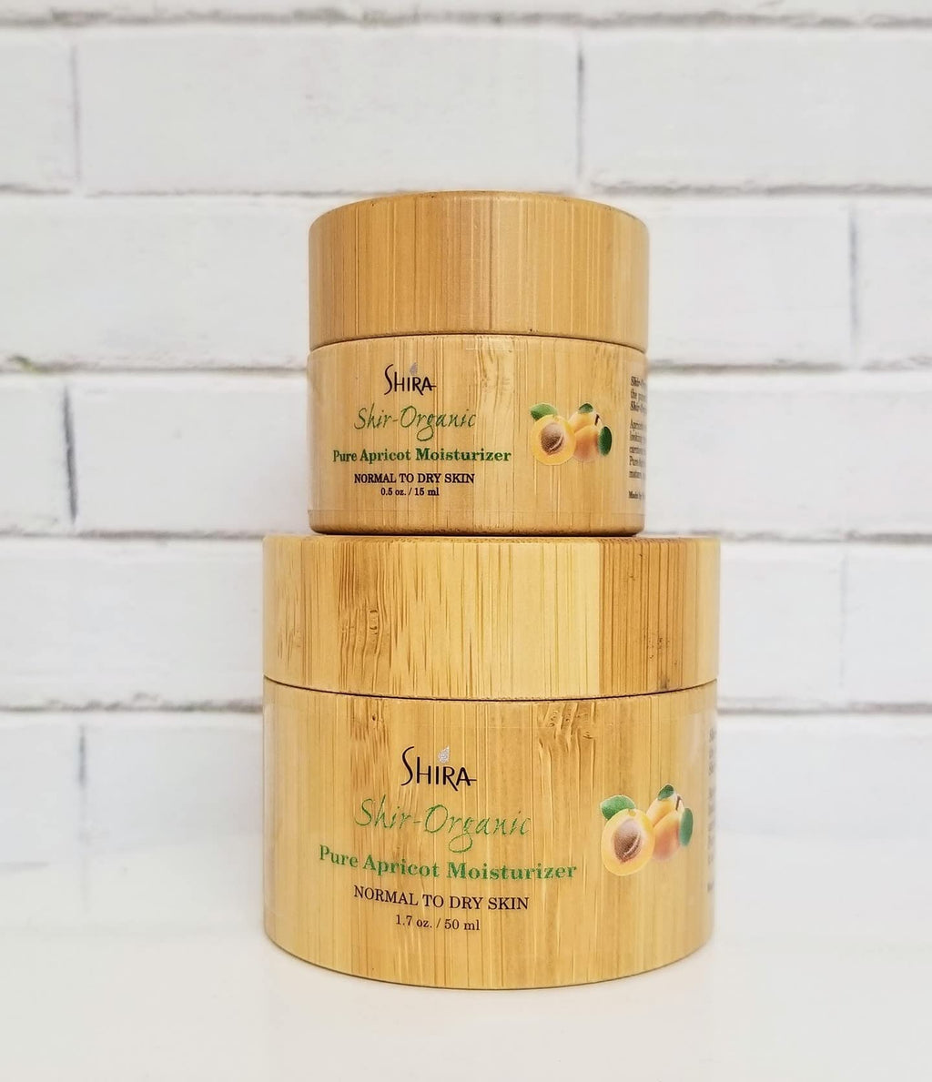 Shira Shir-Organic Pure Apricot Moisturizer for Dry Skin – Hydration & Gentle Anti-Aging (50 ml)